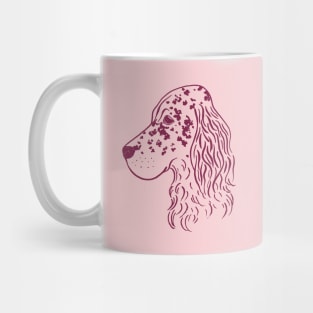 English Setter (Pink and Plum) Mug